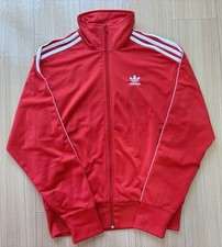 adidas Originals Firebird Track Jacket Men's S Red White 3-Stripes Trefoil