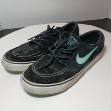 Nike SB Zoom Stefan Janoski Zapatos Para Hombres Talla 7.5 Negro Como Nuevo Gamuza Patín SIN PLANTILLAS