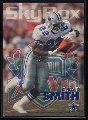 1993 SkyBox Impact Emmitt Smith #74 Super Bowl XXVII
