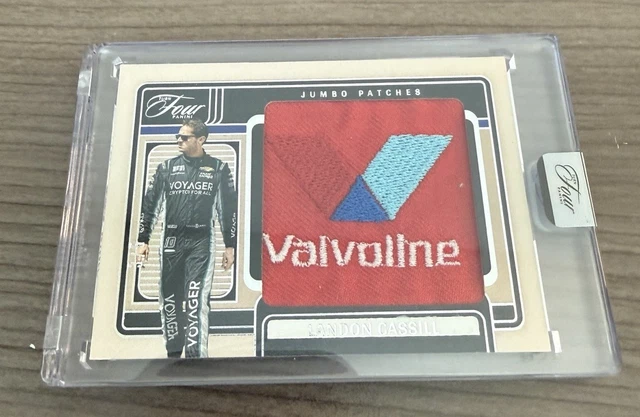 Panini 2025 Turn Four NASCAR Jumbo Patches 3/5 Landon Cassill JP-LCS Valvoline