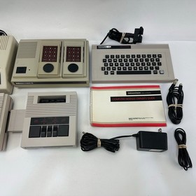 Mattel Intellivision II w/ Controllers Computer/Keyboard Adapter Atari System