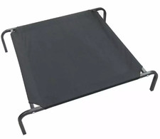 Summer Pet Bed Raised Large Durable Steel For Dog Puppy Sleeping Bed Grey - USED