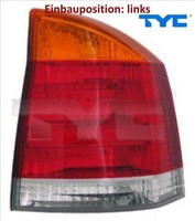 TYC 11-0318-01-2 Heckleuchte Links RüCklicht Hecklicht RüCkleuchte FüR Opel