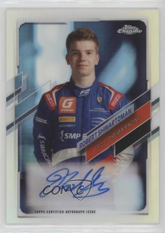 2021 Topps Chrome Formula 1 Auto 283/401 Robert Shwartzman #CA-RS Auto 5h4