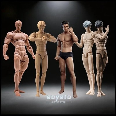 1/12 Scale Male Super Flexible Body Action Figure Model Wind Toys Mirrfig Morfig