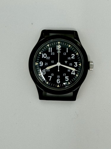 Vtg Benrus Vietnam Era MIL-W-46374 A June 1975 Manual Wind Mechanical Untested F - Picture 3 of 6