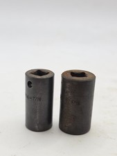 Set Of 2 VTG APEX impact Sockets 3/8 Dr 6pt 7/16 & 9/16