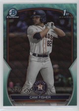 2023 Bowman Draft Chrome Aqua Wave Refractor 22/125 Cam Fisher #BDC-35 0c6