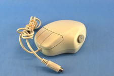 Vintage 3 Button Computer Mouse  8 WAY SCROLLER  UNTESTED AS-IS Thumb Button
