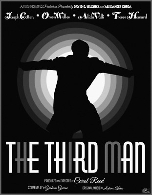 The Third Man Orson Welles Pop Art Poster #2 Signed LtdEd. Print by John Lathrop
