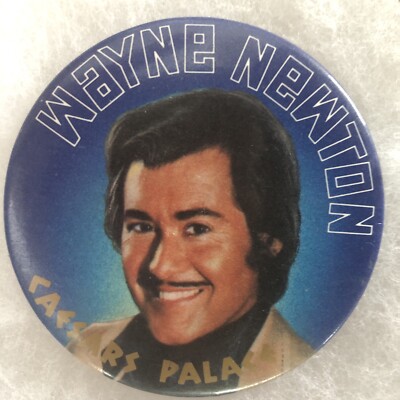 Wayne Newton Caesars Palace Las Vegas  3  pinback button pin