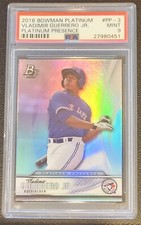 2016 Bowman Platinum Platinum Presence #PP3 Vladimir Guerrero Jr. PSA 9 1st Year