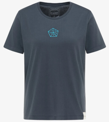 NEU: DAMEN T-SHIRT BIO-BAUMWOLLE XS S M L SOMWR india ink blau *32891406