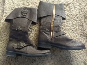 mens leather pirate boots