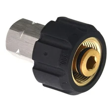 Pressure Washer Adapter, M22 female to 3/8 Inch Female NPT Fitting, 4500 PSI