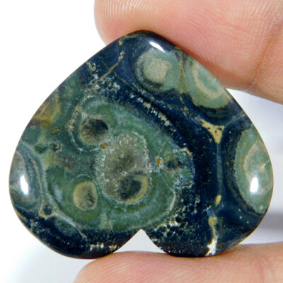 Natural Marvelous Star Galaxy Jasper Heart Cabochon 44.00Cts. Loose Gemstone