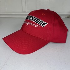 Red Bridgestone Motorsport Snapback Hat New Embroidered Firestone Adjustable Cap