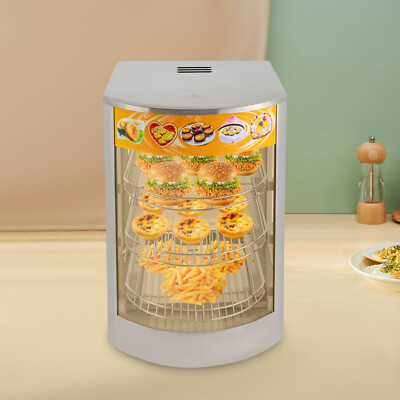 3-Tier Commercial Food Warmer Cabinet Countertop Electric Warming Display Case