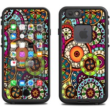Skin Decal for Lifeproof iPhone 6 Fre Case / Ethnic Circles Pattern
