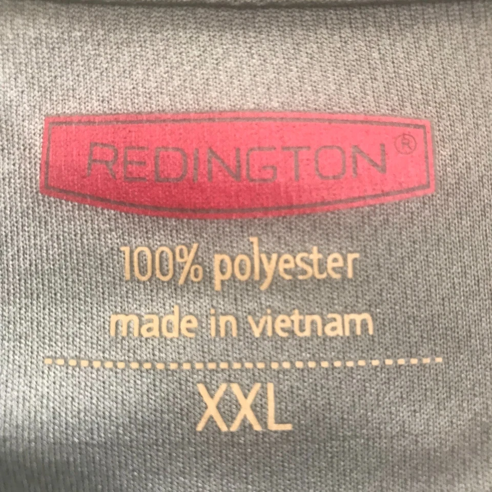 Мужская рубашка для рыбалки Redington XXL пуловер с длинным рукавом и ложным воротником зеленая UPF 30 - Изображение 4 из 4