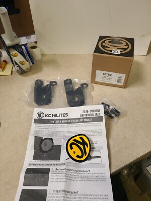 KC7318 Light Mount Ditch Bracket For Jeep JL/JT/4xe