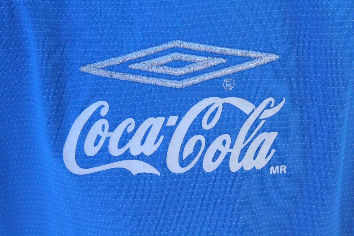 2004年Cruzeiro Esporte Clube ユニ.UKサイズ: L Club Deportivo Cruz Azul Authentic Umbro Jersey size XLarge 2003