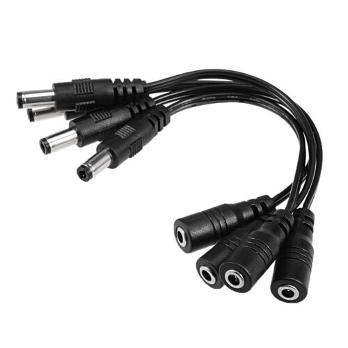 16cm Plastic 3.5X1.35mm Female to 5.5x2.5mm Male DC Power Cable Connector 4pcs - Afbeelding 1 van 4