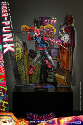 Ready Hot Toys MMS726B Spider-Man: Across the Spider-Verse Spider-Punk (Special) - Picture 2 of 10