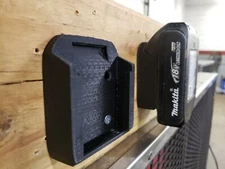 **2 Pack** Makita 18V Locking Battery Holder Mount
