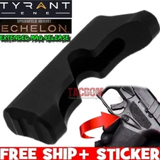 Tyrant CNC for Springfield Echelon BLACK EXTENDED MAGAZINE RELEASE CATCH