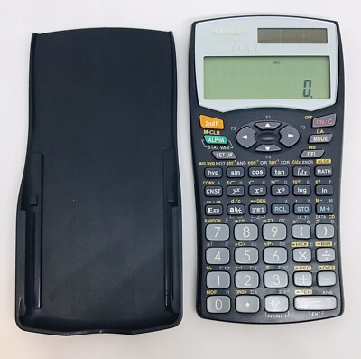 Sharp Calculator EL- 506 W Advanced D.A.L. Scientific Twin Power