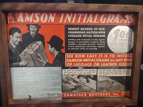 Samsonite Samson Initialgrams Salesman Custom Luggage I.D. System - Picture 3 of 6