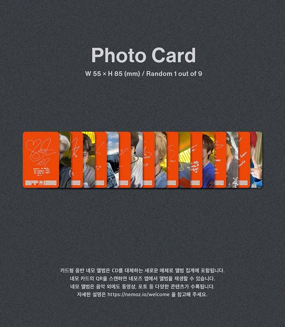 NCT 127 4th Album [질주/2 Baddies] NEMO Ver. QR Card+Image+P
