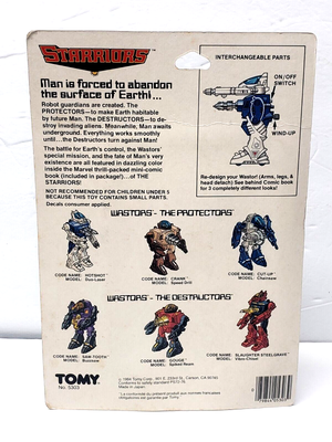 TOMY STARRIORS VINTAGE HOTSHOT WASTORS PROTECTORS 1984 MOC SEALED  