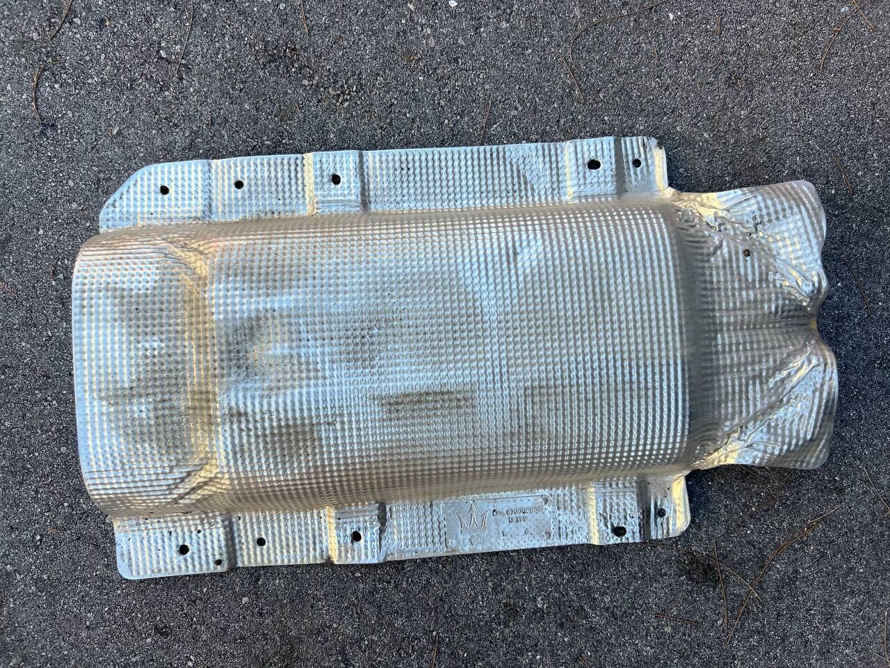 Maserati Ghibli 2017 OEM Drive Shaft Heat Shield – Part Number 670006807