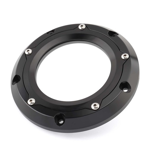 Clear Engine Derby Cover For Harley Softail M8 Low Rider FXLRS FLSB Street Bob - Picture 7 of 7