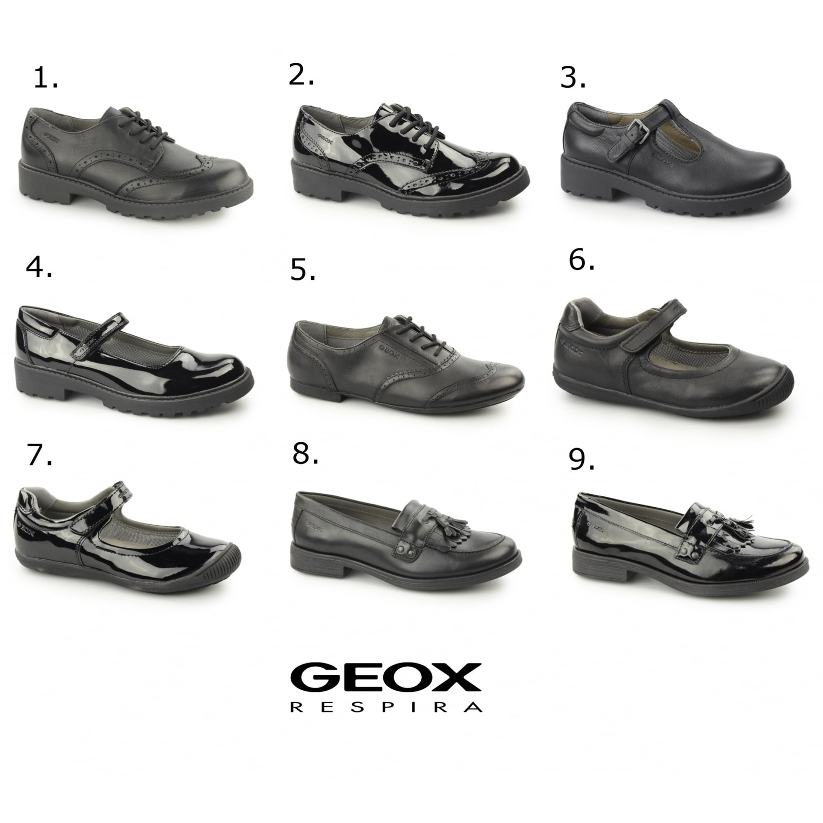 GEOX JR CASEY Girls Leather Uniform 