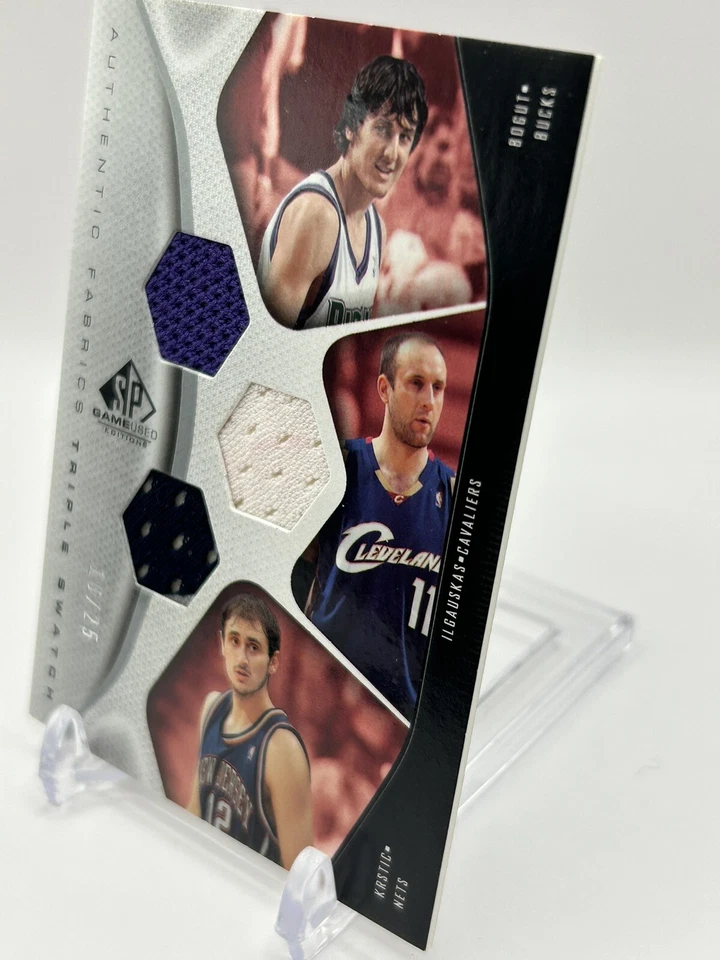 2006-07 SP Game Used Edition /25 Andrew Bogut Zydrunas Ilgauskas Nenad Krstic - Image 3 of 4