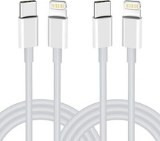 10FT PD Fast Charger USB C Charging Cable For iPhone 14 13 12 11 Pro Max 2PACKS