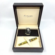 Montegrappa Extra 1930 Edition Green Marble 18K Fountain Pen old model