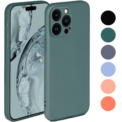 Handy Hülle für Apple iPhone 15 Pro Case Silikon Schutz Tasche Weich Soft Cover