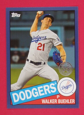 Dodgers Walker Buehler ボブルヘッド 2020 Topps Walker Buehler S1 '85 Topps Blue #8556 Los Angeles