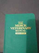 The Merck Veterinary Manual By Merck Hardback Book Eighth Edition