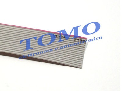 1mt Cavo flat cavo piatto multipolare 16 poli passo 1,27mm per PC connettore IDC