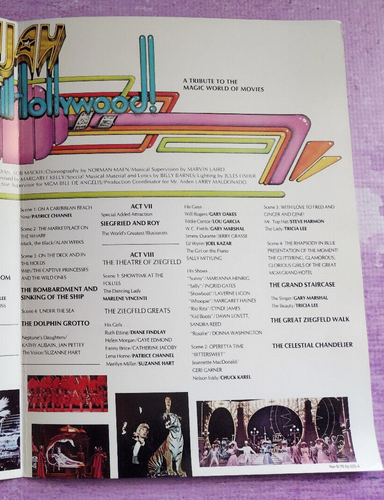 1975 MGM Grand Hotel Las Vegas Donn Arden's HALLELUJAH Hollywood Program Vintage - Bild 6 von 7