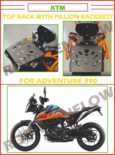KTM Top Rack With Pillion Backrest for ADVENTURE 390 - | eBay