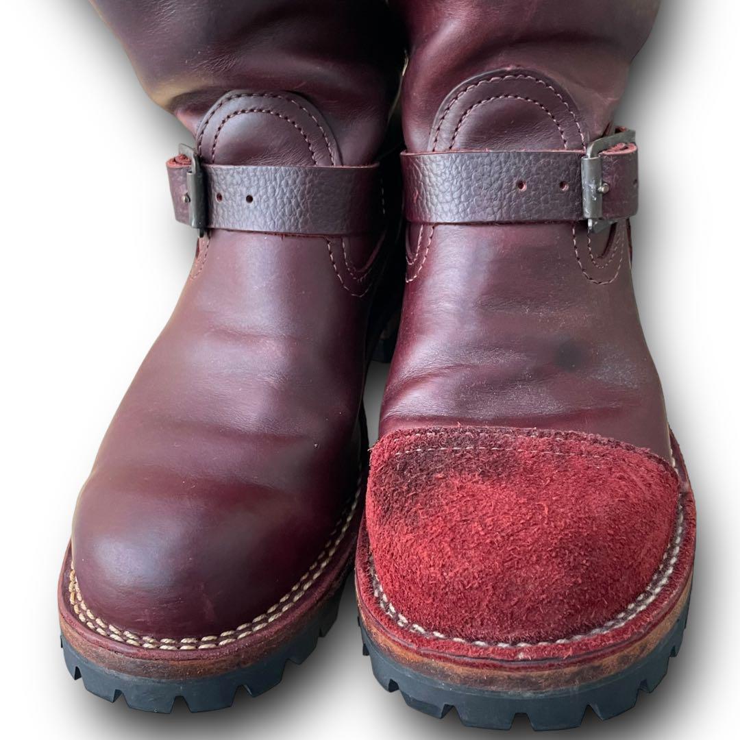 Wesco Engineer Boots Boss Cap Toe Combination Leather Size Wesco Engineer Boots Boss Cap Toe Combination Leather Size
