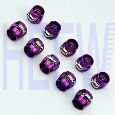 AN8 8AN 8 Gas Fuel Hose Line Clamp Finisher Adapter Finishers - Foto 12