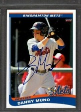 2013 Choice #20 Danny Muno Binghamton Mets Signed Autograph (PP38) SWSW