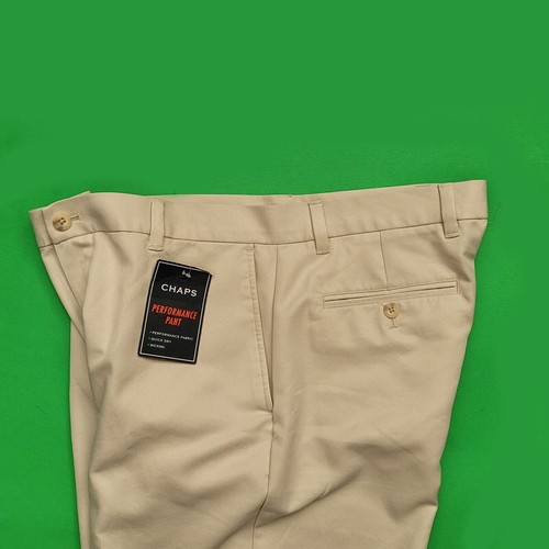 CHAPS Men Performance Pants Size 36x30 Polyester Quick Dry Wicking - Picture 6 of 10